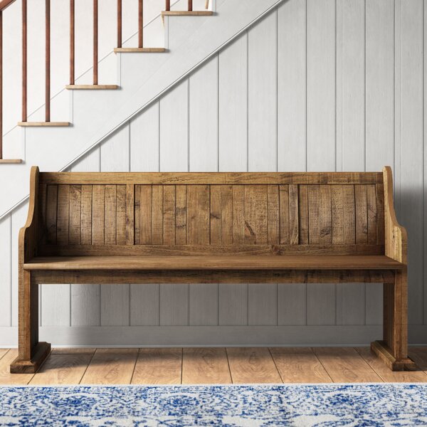 Laurinda Wood Bench &amp; Reviews | Joss &amp; Main